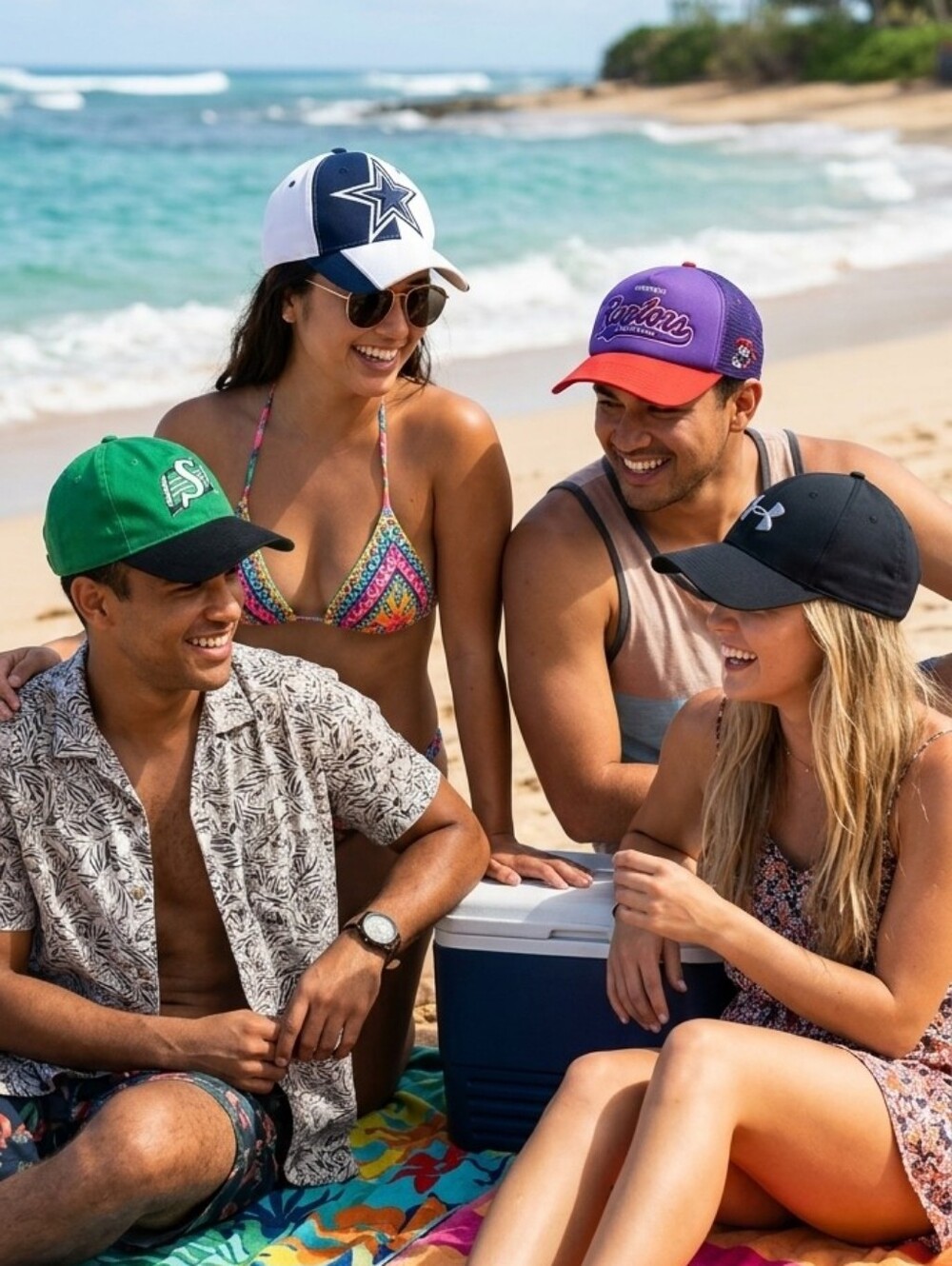 Bundle Of Four Caps